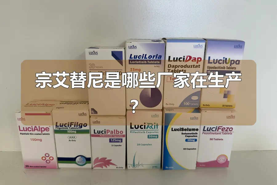 宗艾替尼是哪些厂家在生产？