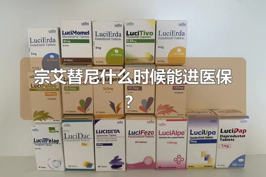 宗艾替尼什么时候能进医保?